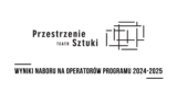 Wyniki naboru na Operatorów Przestrzeni Sztuki Teatr 2024-2025
